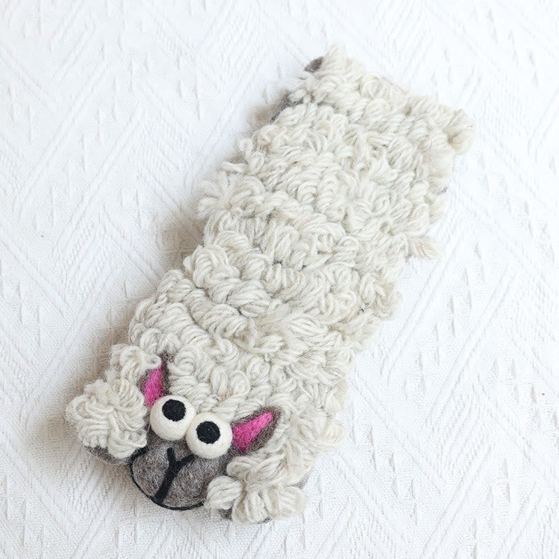 Wool Felt Phone Bag For Women Cute Animal Crossbody Bag