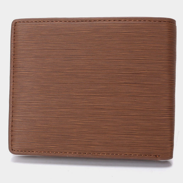 Wallet For Men PU Leather Business Style Short Money Clip