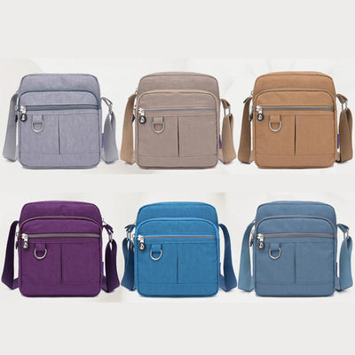 Multi Pocket Crossbody Bag Purse Ladies  Casual Travel Shoulder Handbag