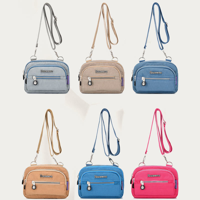 Crossbody Bag For Women Casual Adjustable Strape Nylon Waist Bag