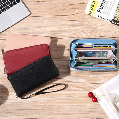 Wallet for Women RFID Large Capacity Cash Holder Shopping Purse