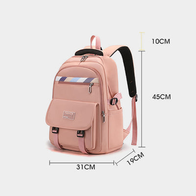 Backpack For Women Soft Breathable Fabric Casual Waterproof Travel Bag