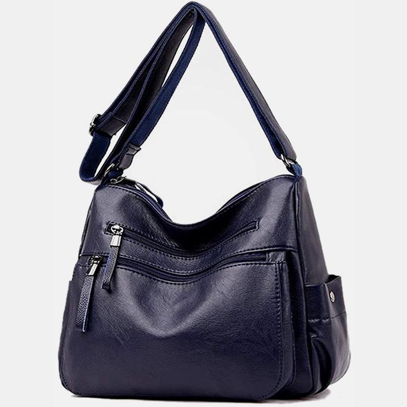 Casual Multi-Pocket Large Crossbody Bag