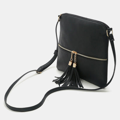 Large Capacity Tassel Crossbody Bag