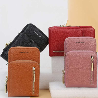 Small Crossbody Cellphone Purse for Women Mini Messenger Shoulder Bag