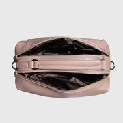 Women Satchel Eleglant High Capacity Handbag Vegan Leather Boston Bag Purse