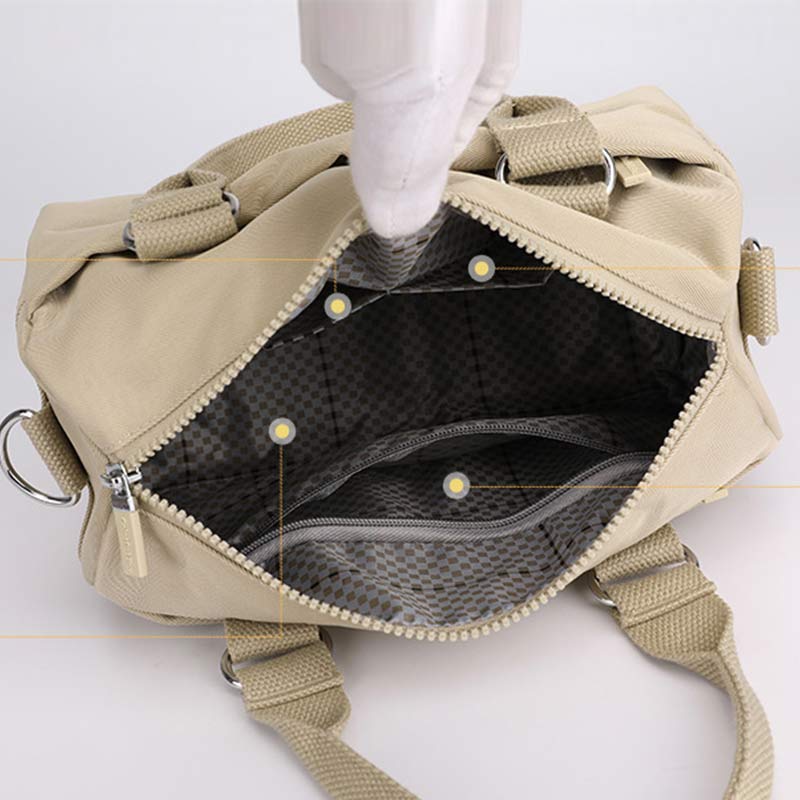 Multi Pocket Purses Top Handle Satchel Cross Body Travel Work Shoulder Bag