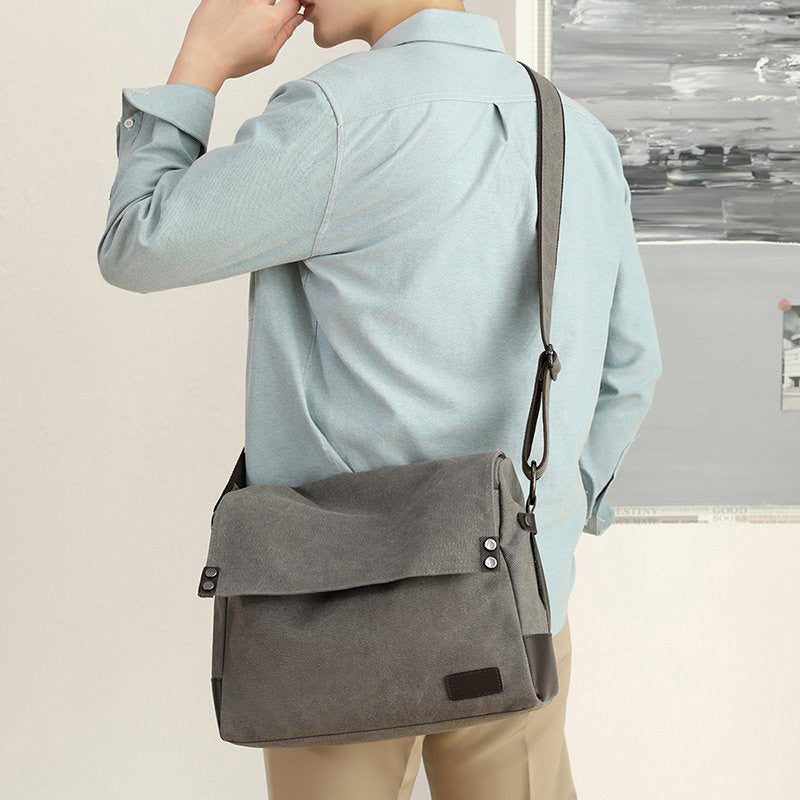 Casual Large Capacity Canvas Messenger Bag