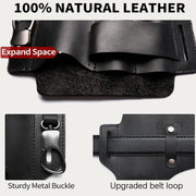 Leather Multitool Sheath For Men EDC Durable Belt Wear