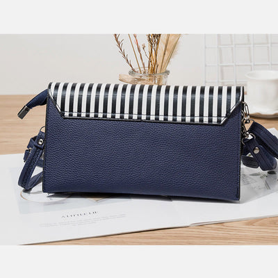 Clamshell Style Phone Bag Women Double Compartment Leather Wallet