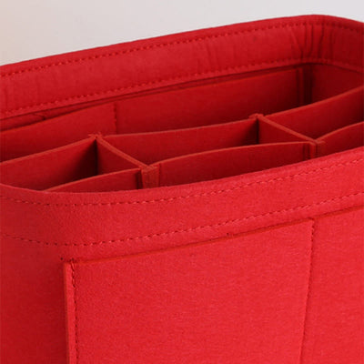 Storage Bag For Home Large Capacity Multi Compartment Felt Bag