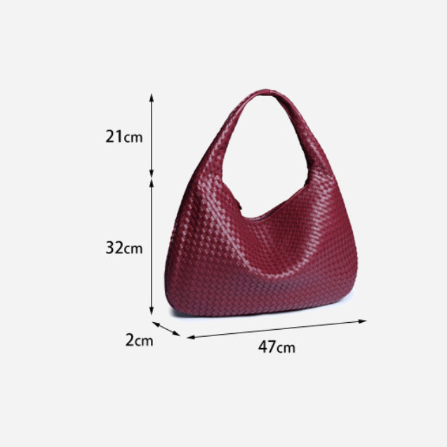 Crescent Underarm Bag For Women Woven Minimalist Shoulder Bag