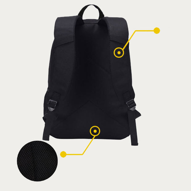 Backpack For Halloween Party Funny Pumpkin Daily Travel Schoolbag