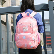 Backpack For Kids School Three-Piece Light Color Print Daypack