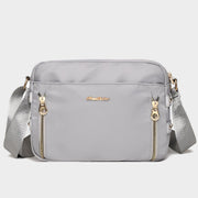 Crossbody Bag For Women Simple Light Color Waterproof Nylon Bag