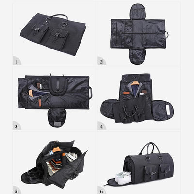 Duffel Bag for Men Large Capacity Multifunctional Folding Suit Storage Bag