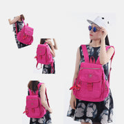 Small Nylon Backpack Mini Casual Lightweight Daypack Backpack for Women Girls