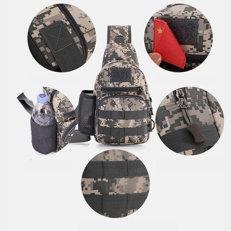 Camouflage Outdoor Waterproof Multifunctional Sling Bag