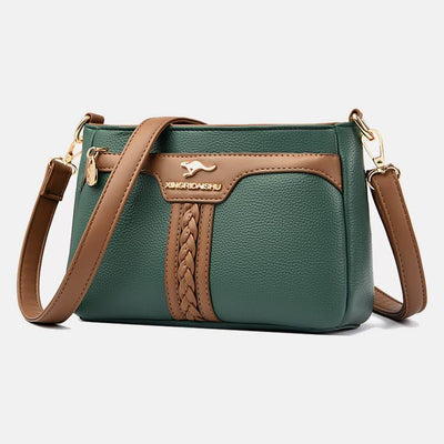 Horizontal Crossbody Bag Double Strap Underarm Purse For Women