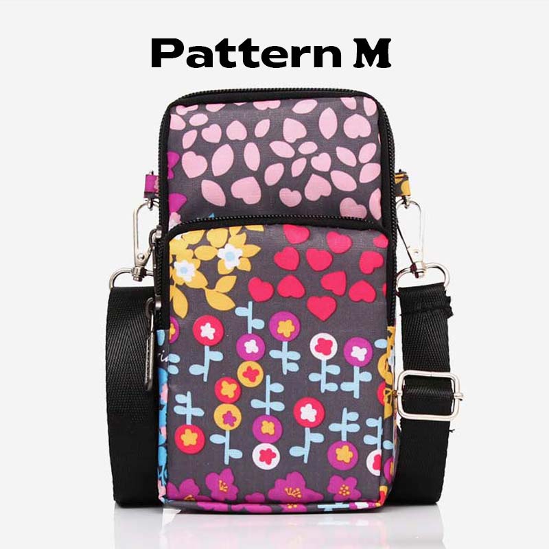 Lightweight Mini Shoulder Bag Women Purse Floral Crossbody Wallet Phone Bag