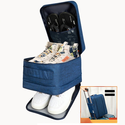 Storage Bag For Travel Oxford Shoe Pouch With Zipper Handle