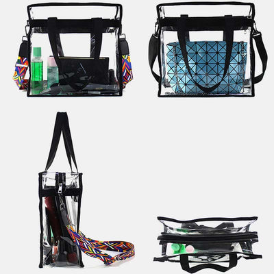 Large Capacity Waterproof Casual Transparent Shoulder Bag