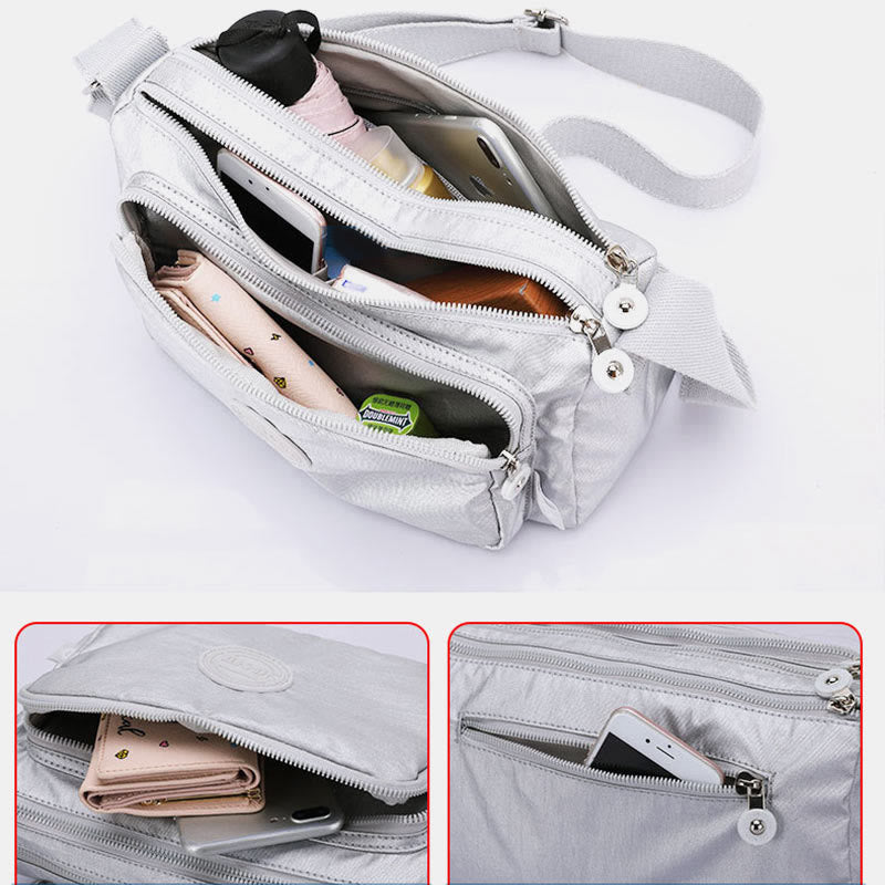 Crossbody Bag for Women Waterproof Lightweight Fashion Nylon Handbag Shoulder Purses