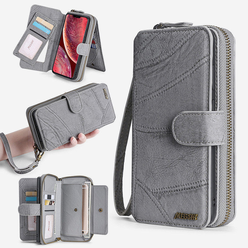 Wallet Case for iPhone 15 Series Magnetic Detachable Wallet Purse