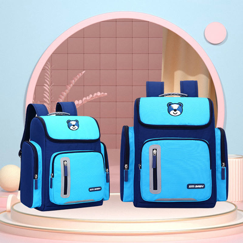 Backpack For Children Load Relief Breathable Reflective Design School Bag