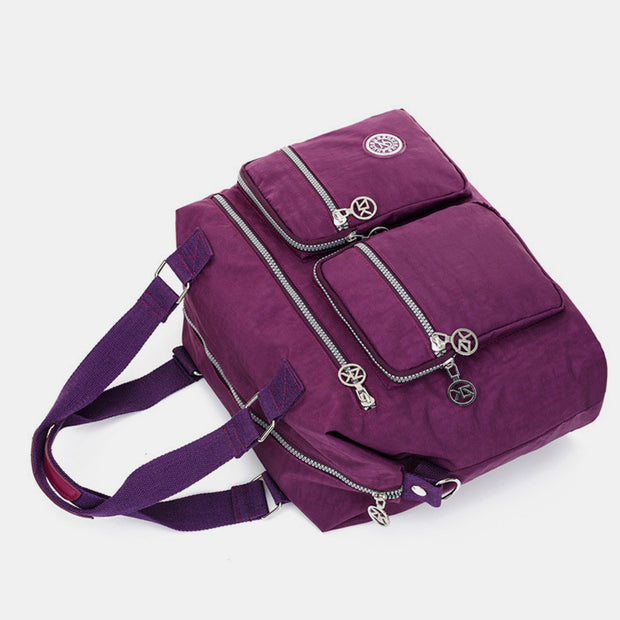 Multi-Pocket Waterproof Casual Handbag Crossbody Bag