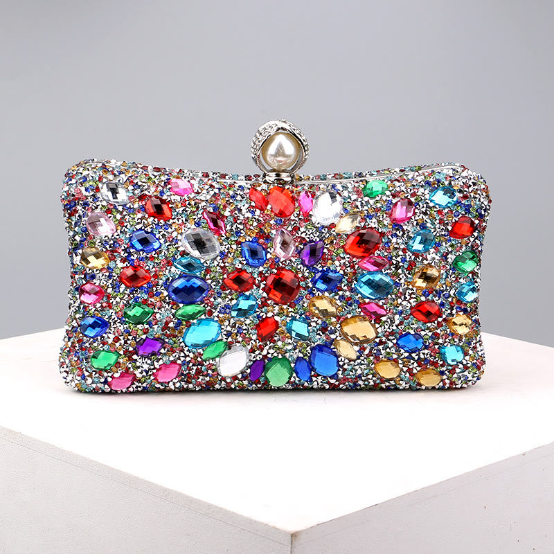 Diamond Encrusted Dinner Bag For Party Fashion Banquet Evening Bag