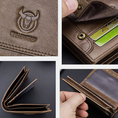 RFID Multi-slot Retro Wallet