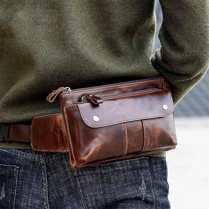 Retro Large Capacity Trendy Waist Bag