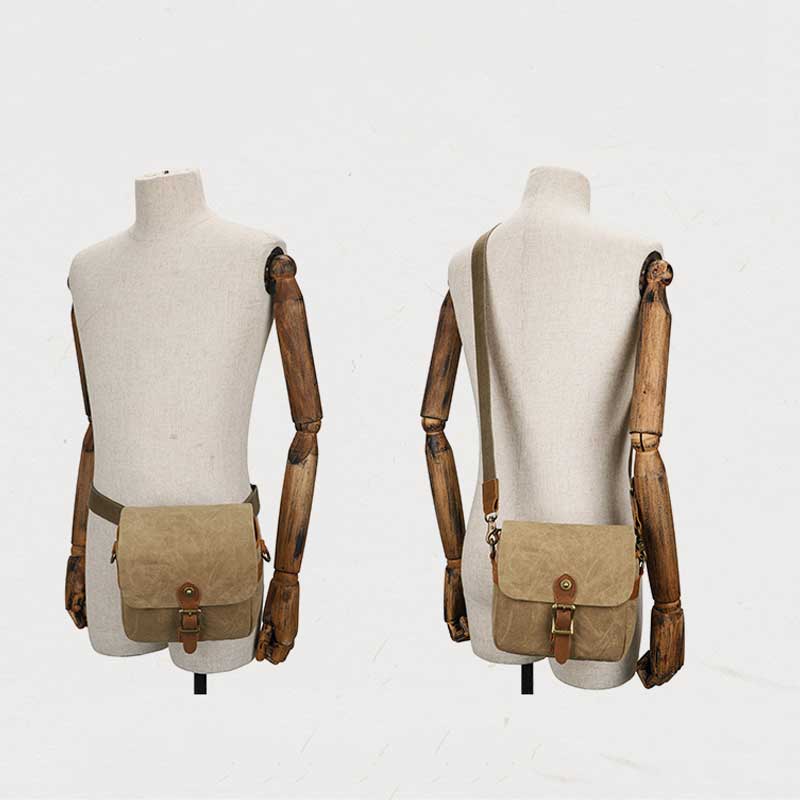 Vintage Waterproof Canvas Shoulder Camera Bag