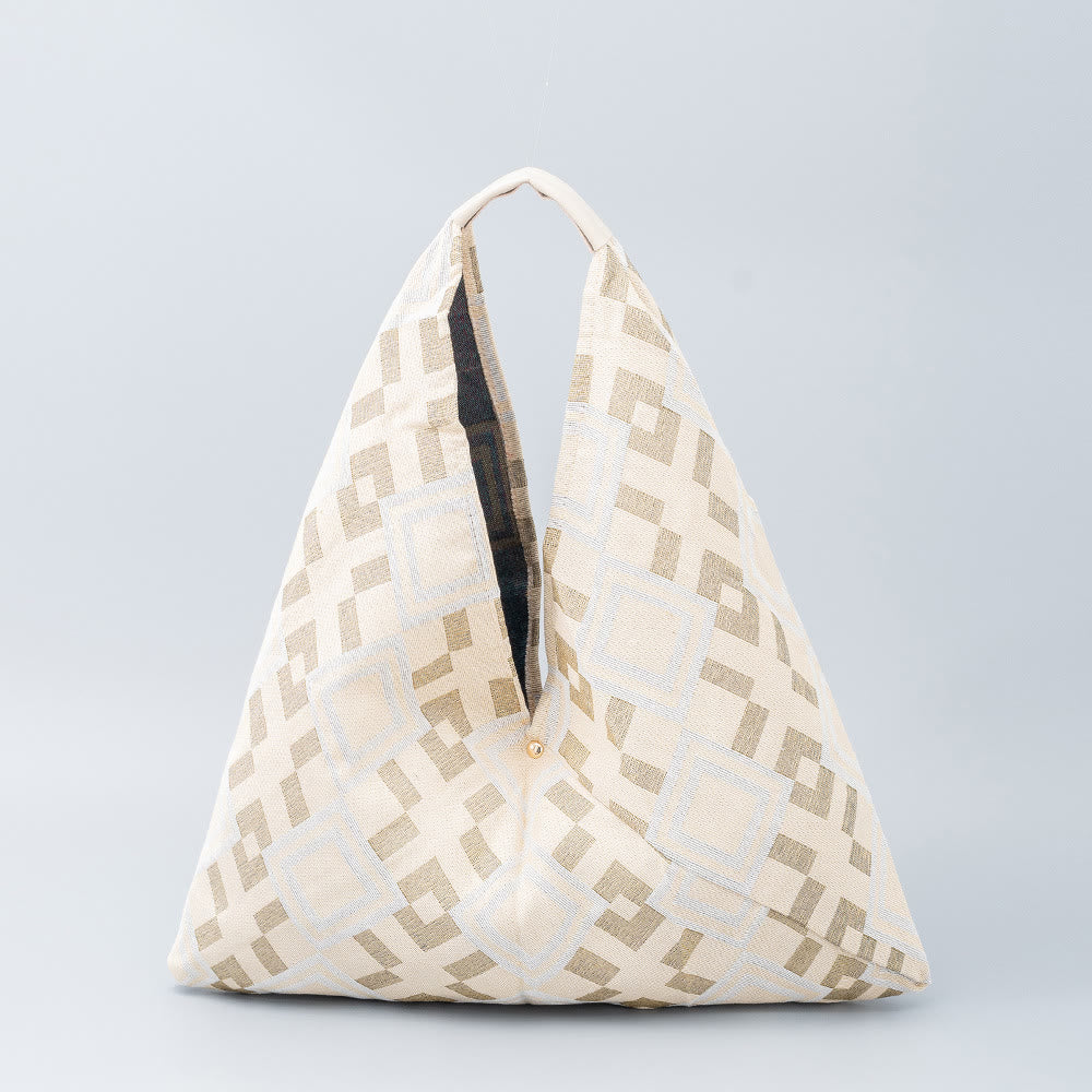 Triangle Underarm Bag For Women Classic Canvas Shoulder Bag