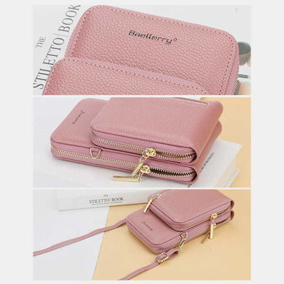 Small Crossbody Cellphone Purse for Women Mini Messenger Shoulder Bag