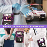 Nursing Waist Bag with Medical Gear Pockets Tape Holder Nurse Waist Pouch