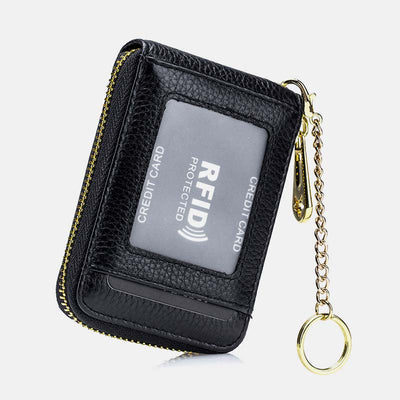 RFID Large Capacity Card Holder With Key Chain