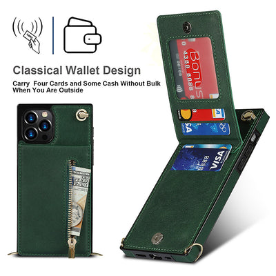 Functional iPhone Samsung Phone Case Mini Phone Bag with Card Holder