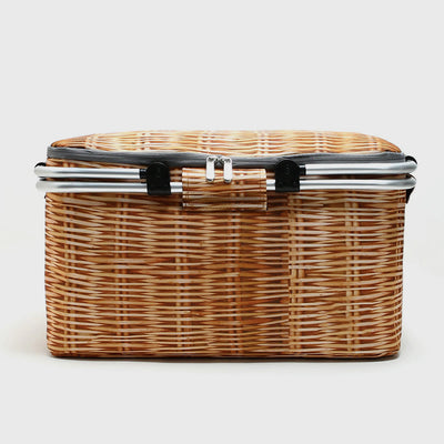 Cooler Bag For Beach Outing Foldable Thicken Oxford Picnic Basket