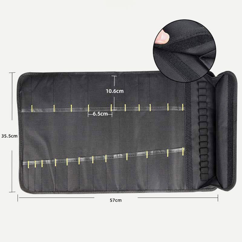 Chef's Knife Roll Bag 22 Slots Heavy Duty Oxford Chef Knife Bag