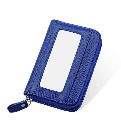 Large Capacity RFID Folding Wallet Card Holder