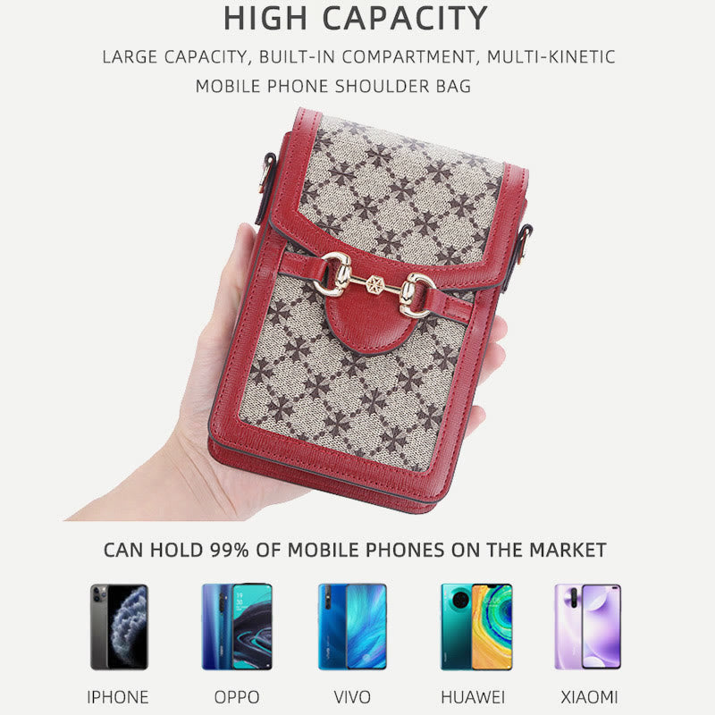 Phone Bag For Women Shopping Simple Leather Small Crossbody Bag