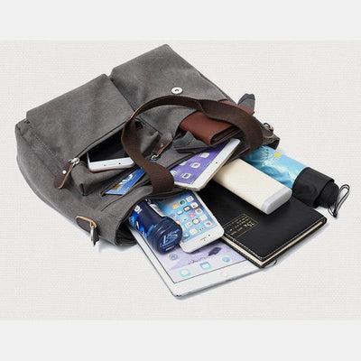 Large Capacity Multi-Pocket Casual Messenger Bag