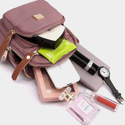 Multiple Compartment Minimalist Purse For Women Portable Crossbody Commuter Bag