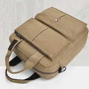 Multi-Carry Large Capacity Canvas Messenger Bag Handbag