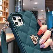 Handbag Case with Card Holder for iPhone Silicone Shockproof Luxury Phone Bag Case