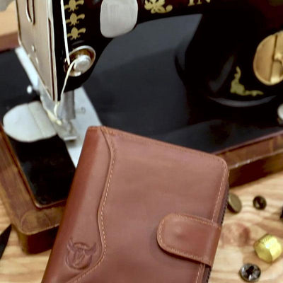 Genuine Leather Multi Card Wallet