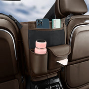Car Organizer For Seat Back Multifunctional Leather Storage Holder