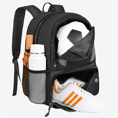 Large Basketball Backpack Individual Ball Compartment Outdoor Sports Training Bag